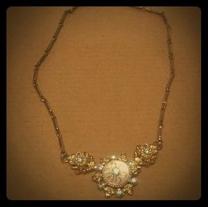 Vintage coro blue stone choker